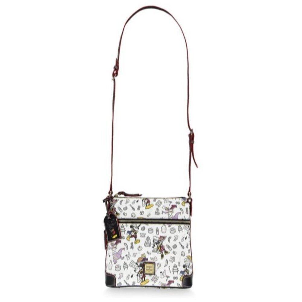 Disney Dooney & Bourke 2018 Epcot Food & Wine Crossbody Bag NWT Mickey Figment - Picture 3 of 16